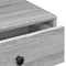 vidaXL - Salontafel - 90x90x28 - cm - bewerkt - hout - grijs - sonoma - eikenkleurig