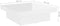 vidaXL - Salontafel - 90x90x28 - cm - bewerkt - hout - hoogglans - wit