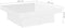 vidaXL - Salontafel - 90x90x28 - cm - bewerkt - hout - hoogglans - wit