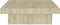 vidaXL - Salontafel - 90x90x28 - cm - bewerkt - hout - sonoma - eikenkleurig