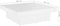 vidaXL - Salontafel - 90x90x28 - cm - bewerkt - hout - wit