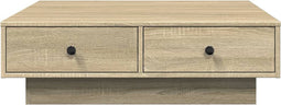 vidaXL - Salontafel - 90x90x28 - cm - spaanplaat - sonoma - eikenkleurig
