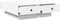vidaXL - Salontafel - 90x90x28 - cm - spaanplaat - wit