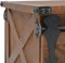 vidaXL - Salontafel - 91x51x38 - cm - massief - vurenhout - bruin