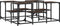vidaXL - Salontafel - 91x91x40 - cm - bewerkt - hout - bruin - eikenkleur
