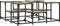 vidaXL - Salontafel - 91x91x40 - cm - bewerkt - hout - sonoma - eikenkleurig
