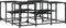 vidaXL - Salontafel - 91x91x40 - cm - bewerkt - hout - zwart