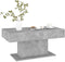 vidaXL - Salontafel - 96x50x45 - cm - bewerkt - hout - betongrijs