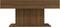 vidaXL - Salontafel - 96x50x45 - cm - bewerkt - hout - bruin - eikenkleur