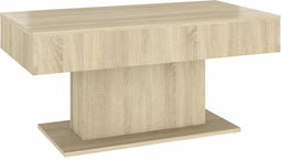 vidaXL - Salontafel - 96x50x45 - cm - bewerkt - hout - sonoma - eikenkleurig