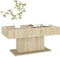 vidaXL - Salontafel - 96x50x45 - cm - bewerkt - hout - sonoma - eikenkleurig