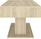 vidaXL - Salontafel - 96x50x45 - cm - bewerkt - hout - sonoma - eikenkleurig