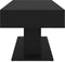 vidaXL - Salontafel - 96x50x45 - cm - bewerkt - hout - zwart