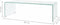 vidaXL - Salontafel - 98x45x30 - cm - gehard - glas - transparant
