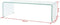vidaXL - Salontafel - 98x45x30 - cm - gehard - glas - transparant