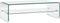 vidaXL - Salontafel - 98x45x31 - cm - gehard - glas - transparant