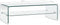 vidaXL - Salontafel - 98x45x31 - cm - gehard - glas - transparant
