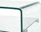 vidaXL - Salontafel - 98x45x31 - cm - gehard - glas - transparant
