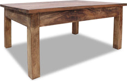 vidaXL - Salontafel - 98x73x45 - cm - massief - mahoniehout