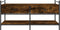 vidaXL - Salontafel - 99x50x50 - cm - bewerkt - hout - gerookt - eikenkleurig