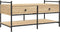 vidaXL - Salontafel - 99x50x50 - cm - bewerkt - hout - sonoma - eikenkleurig