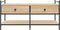 vidaXL - Salontafel - 99x50x50 - cm - bewerkt - hout - sonoma - eikenkleurig