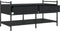 vidaXL - Salontafel - 99x50x50 - cm - bewerkt - hout - zwart