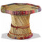 vidaXL - Salontafel - achthoekig - met - chindi - details - bamboe - meerkleurig