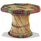 vidaXL - Salontafel - achthoekig - met - chindi - details - bamboe - meerkleurig