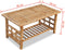 vidaXL - Salontafel - bamboe - 90x50x45 - cm