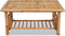 vidaXL - Salontafel - bamboe - 90x50x45 - cm