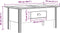 vidaXL - Salontafel - BODO - 100x55x46 - cm - massief - grenenhout - wit
