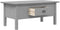 vidaXL - Salontafel - BODO - 100x55x46 - cm - massief - grenenhout - grijs