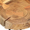 vidaXL - Salontafel - boomstam - (55-60)x40 - cm - massief - acaciahout