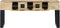 vidaXL - Salontafel - cassettestijl - 100x52x45 - cm - massief - mangohout