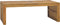 vidaXL - Salontafel - Erosion - 110x35x38 - cm - massief - teakhout