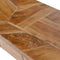 vidaXL - Salontafel - Erosion - 110x35x38 - cm - massief - teakhout
