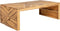 vidaXL - Salontafel - Erosion - 110x35x38 - cm - massief - teakhout