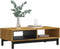 vidaXL - Salontafel - FLAM - 100x50x32,5 - cm - massief - grenenhout