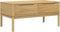 vidaXL - Salontafel - FLORO - 99x55,5x45 - cm - massief - grenenhout - wasbruin