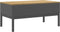 vidaXL - Salontafel - FLORO - 99x55,5x45 - cm - massief - grenenhout - grijs