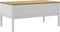 vidaXL - Salontafel - FLORO - 99x55,5x45 - cm - massief - grenenhout - wit