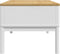 vidaXL - Salontafel - FLORO - 99x55,5x45 - cm - massief - grenenhout - wit
