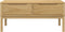 vidaXL - Salontafel - FLORO - 99x55,5x45 - cm - massief - grenenhout - wasbruin