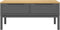 vidaXL - Salontafel - FLORO - 99x55,5x45 - cm - massief - grenenhout - grijs
