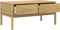 vidaXL - Salontafel - FLORO - 99x55,5x45 - cm - massief - grenenhout - wasbruin