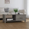 vidaXL - Salontafel - HAMAR - 100x55x35 - cm - massief - grenenhout - lichtgrijs