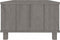vidaXL - Salontafel - HAMAR - 100x55x35 - cm - massief - grenenhout - lichtgrijs