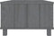 vidaXL - Salontafel - HAMAR - 100x55x35 - cm - massief - grenenhout - donkergrijs