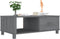 vidaXL - Salontafel - HAMAR - 100x55x35 - cm - massief - grenenhout - donkergrijs